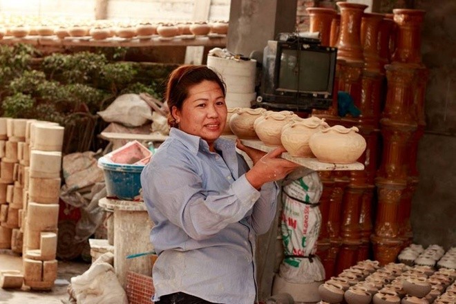Thousand-year-old Kim Lan ceramic village  - ảnh 5